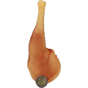 DOG TOY SQUEAKY CHICKEN LEG