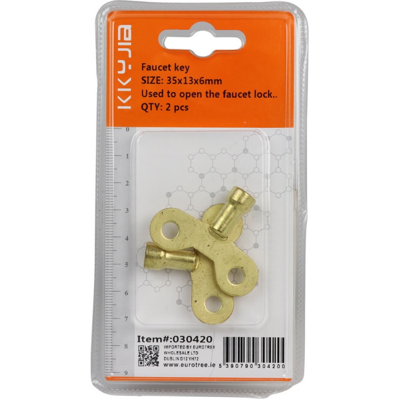 FAUCET KEY 35*13*6MM 2PCS (24)