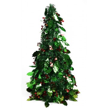 TINSEL XMAS TREE 20*50CM
