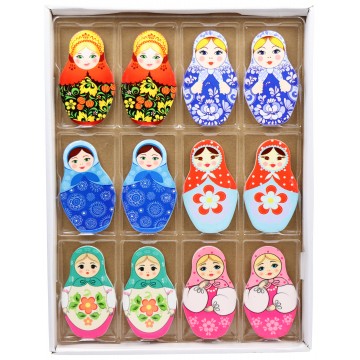 PORCELAIN BABUSHKA FRIDGE MAGNETS 5*10CM