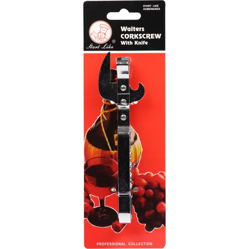 WAITERS CORKSCREW WITH KNIFE (24)
