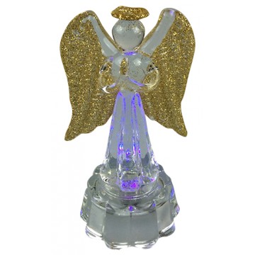 Light Up Glass Angel