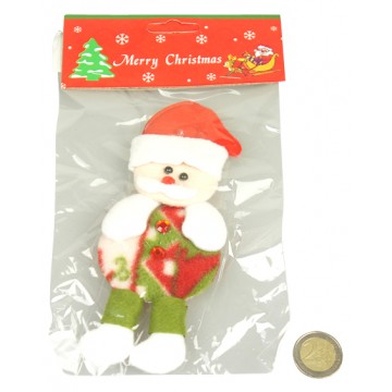 Plush Santa Ornament 8*8CM