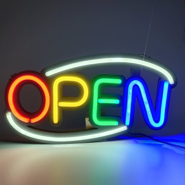 Led Neon Open Sign 50X28cm
