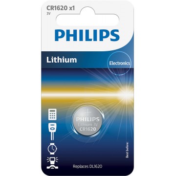 PHILIPS LITHIUM COIN CELL CR1620