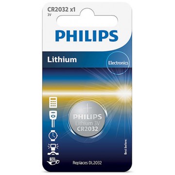 PHILIPS LITHIUM COIN CELL CR2032