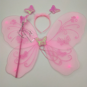 PC PINK FAIRY WING SET