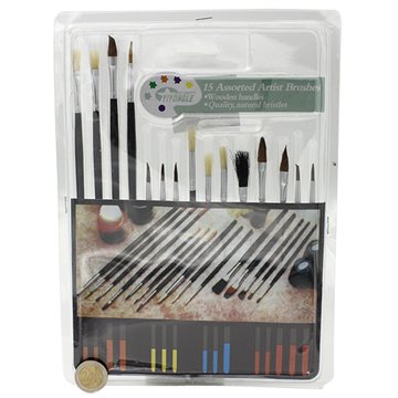 15 Assorted Brushes 