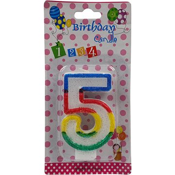 Number Birthday Candle-5 (12)