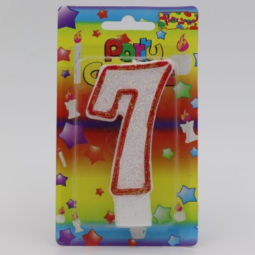 Number Birthday Candle“7”