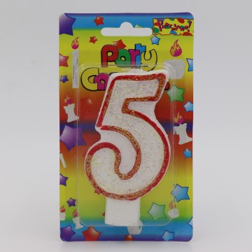 Number Birthday Candle “5”