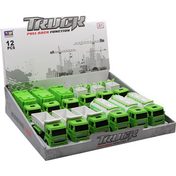 Pull Back Function Garbage Truck (12)