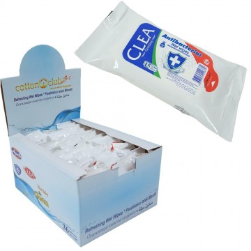Clea anti-bacterial wipes...