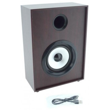 Bluetooth speaker wood...