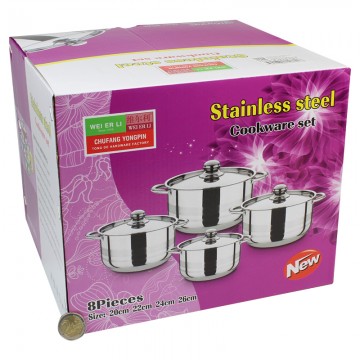 4Pcs Stainless Steel...