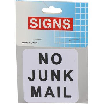 No Junk Mail Sign (12)
