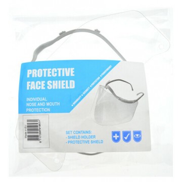 Face shield each packed...