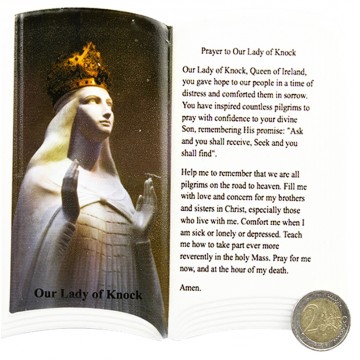 OUR LADY OF KNOCK PLAQUE W/ PRAYER
