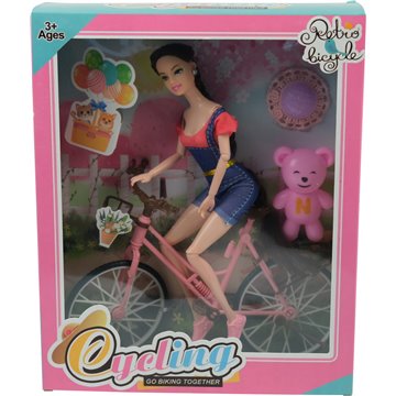 Cycling Doll (L26*W8*H31cm）