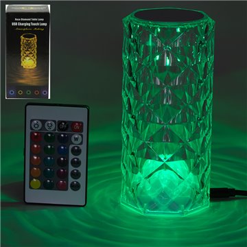 USB Charging Crystal Touch Lamp (H17.5cm)
