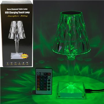 USB Charging Crystal Touch Lamp