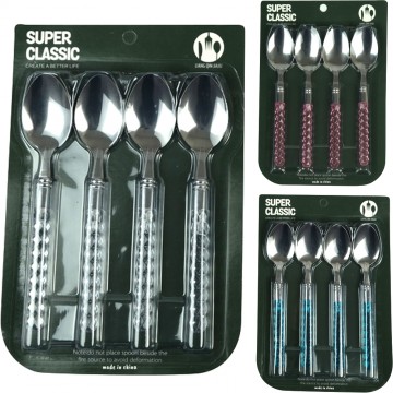 4pc Stainless Steel Spoon